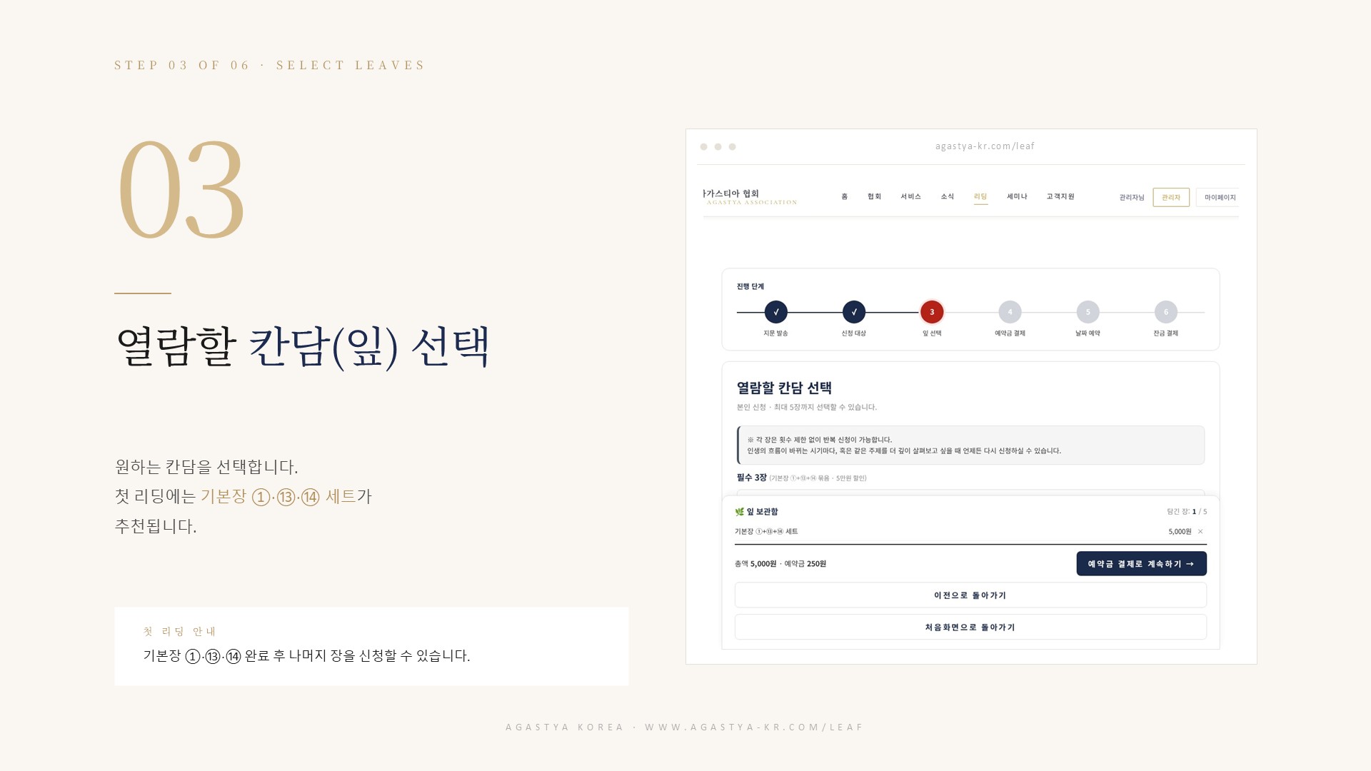 잎 리딩 신청 안내 10페이지